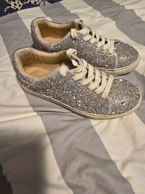 Besty Johnson sequin shoes size 4